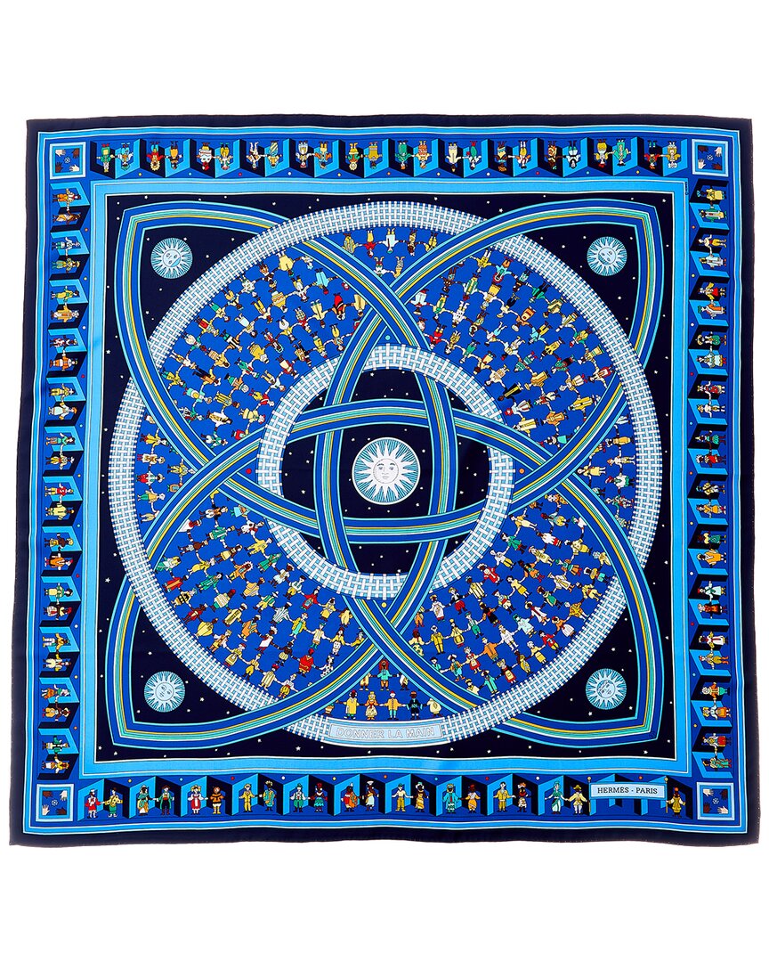 Hermès Donner La Main Karen Petrossian Silk Scarf (Authentic Pre-Loved)