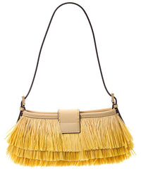 FENDI Fendi Baby Raffia Shoulder Bag