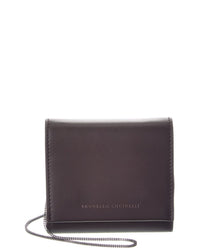 Brunello Cucinelli Brunello Cucinelli Leather Wallet On Chain