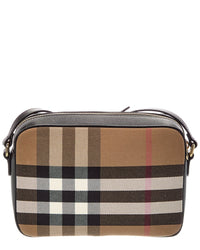 Burberry Burberry Canvas & Leather Camera Bag
