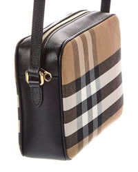 Burberry Burberry Canvas & Leather Camera Bag