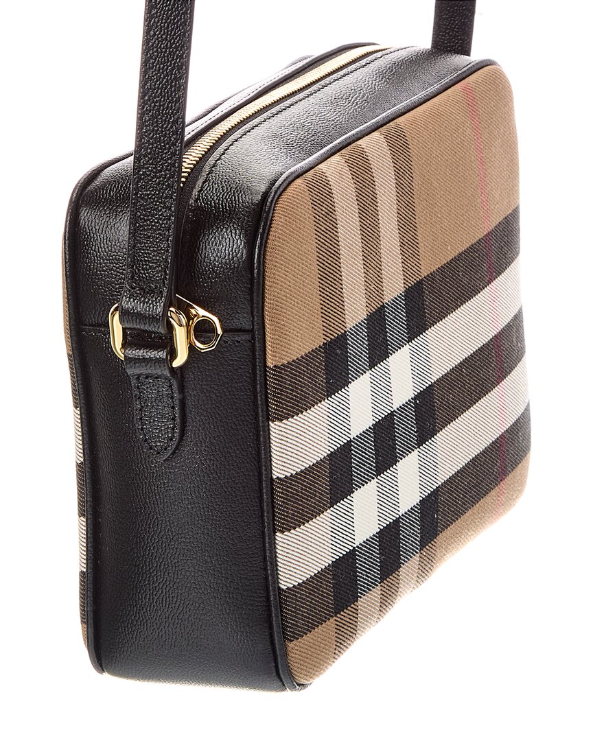 Burberry Burberry Canvas & Leather Camera Bag