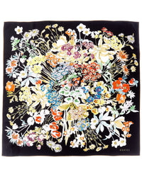 Gucci Gucci Floral Silk Scarf