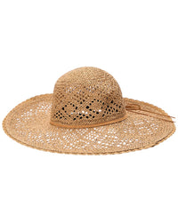 Surell Surell Accessories Woven Straw Sun Hat
