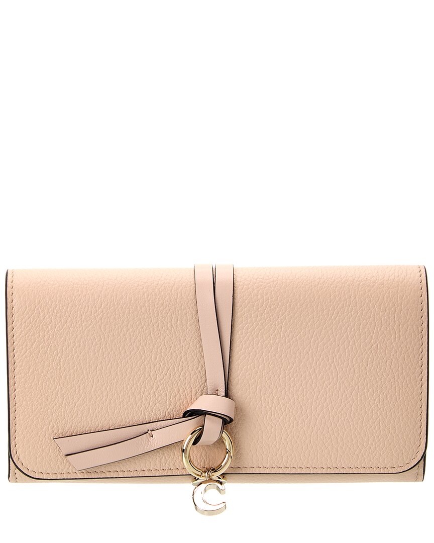 Chloé Alphabet Leather Continental Wallet