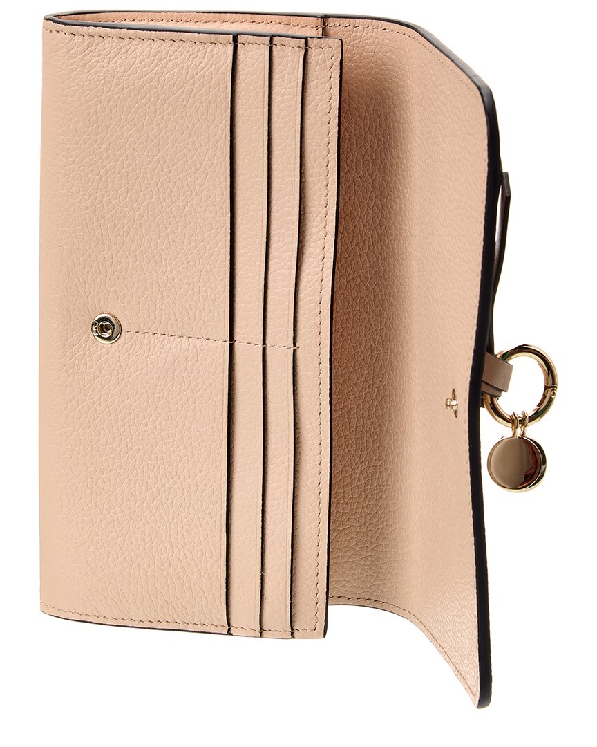 Chloé Alphabet Leather Continental Wallet