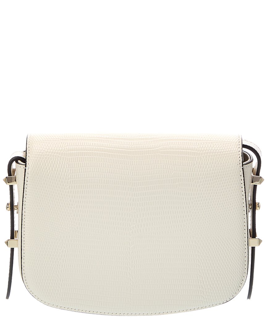 Jimmy Choo Jimmy Choo Lizard-Embossed Leather Crossbody