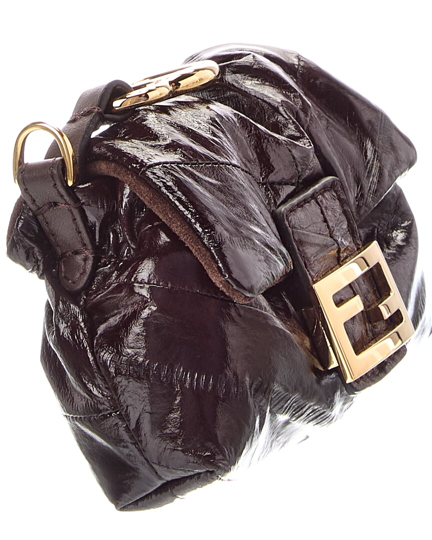 FENDI Fendi Baguette Leather Pouchette