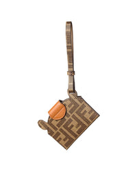 FENDI Fendi Ff Forever Leather Card Holder