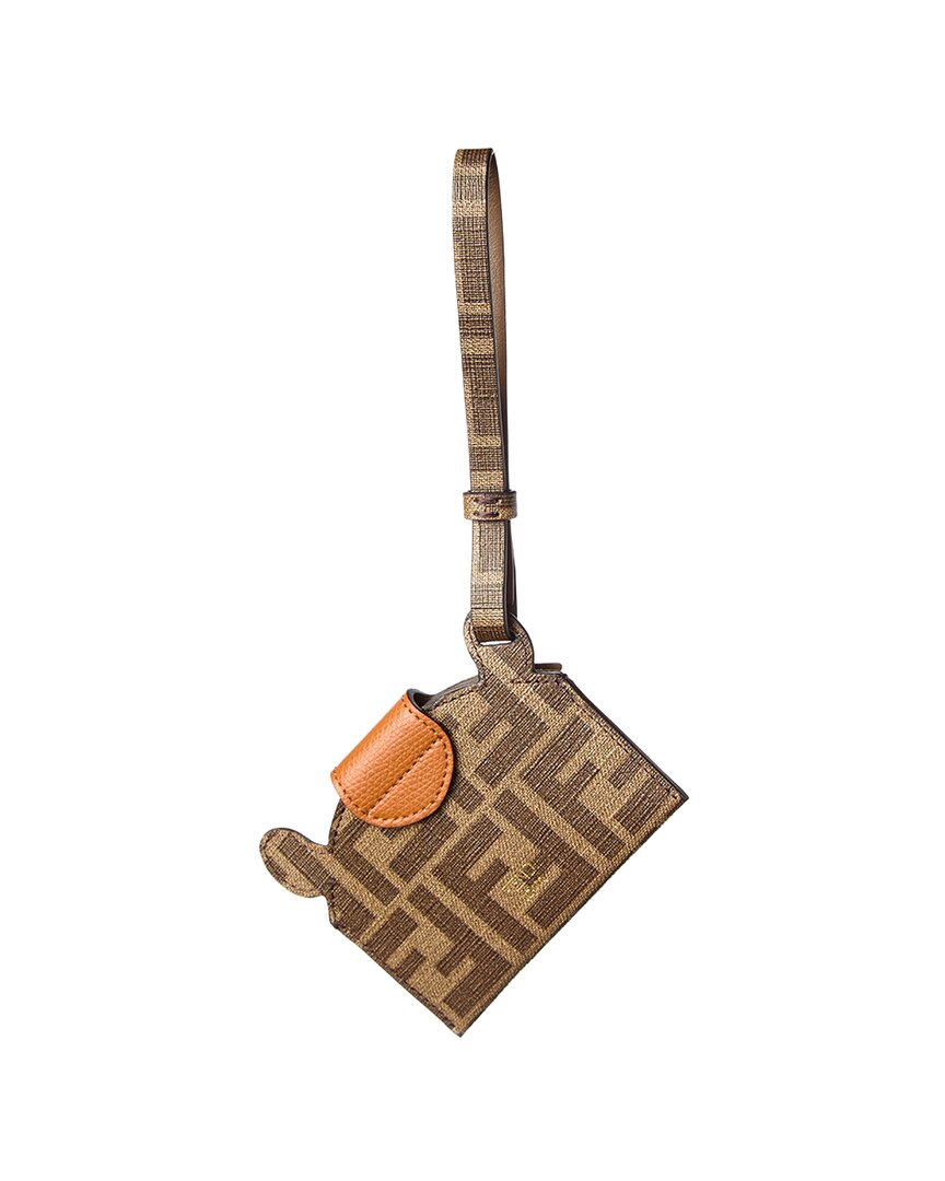 FENDI Fendi Ff Forever Leather Card Holder