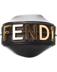 FENDI Fendi Fendigraphy Mini Leather Hobo Bag