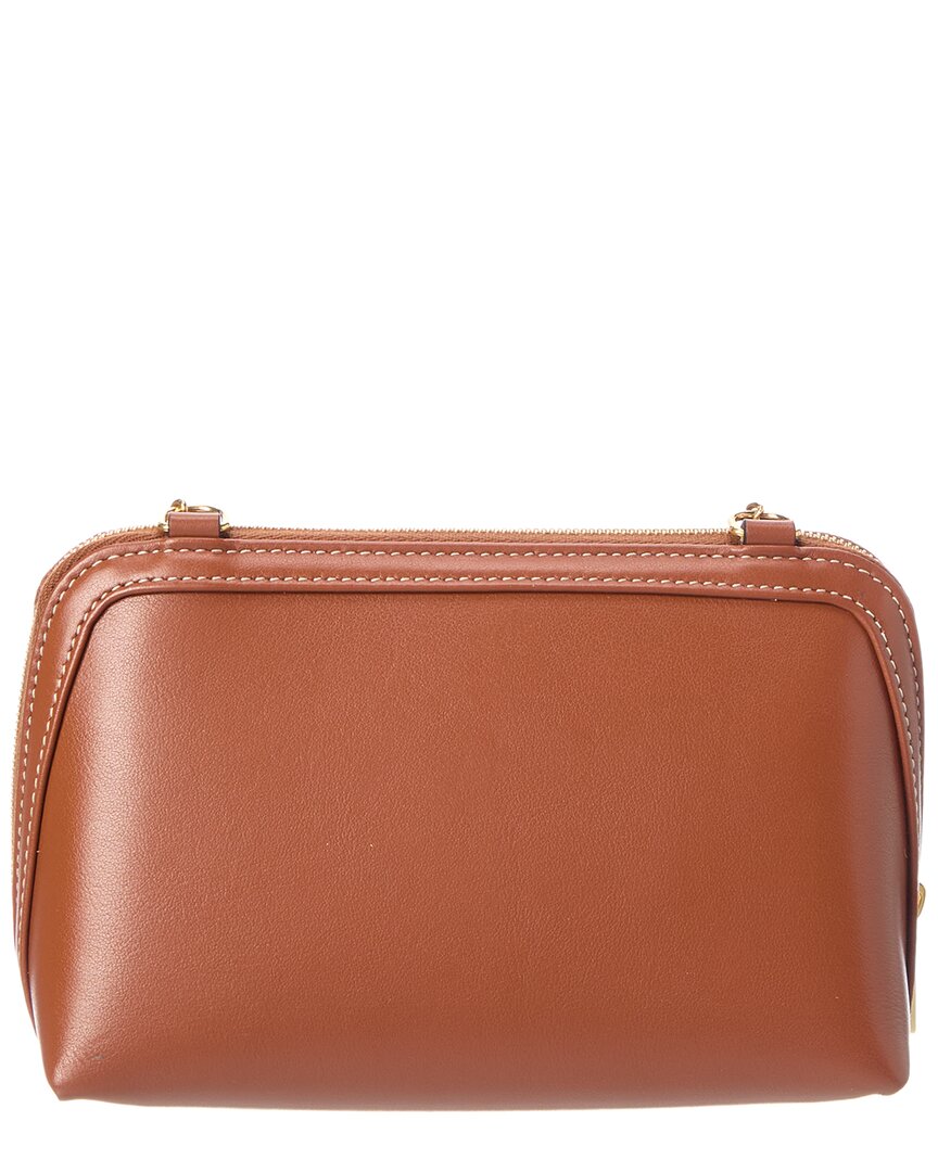 CELINE Celine Logo Leather Crossbody