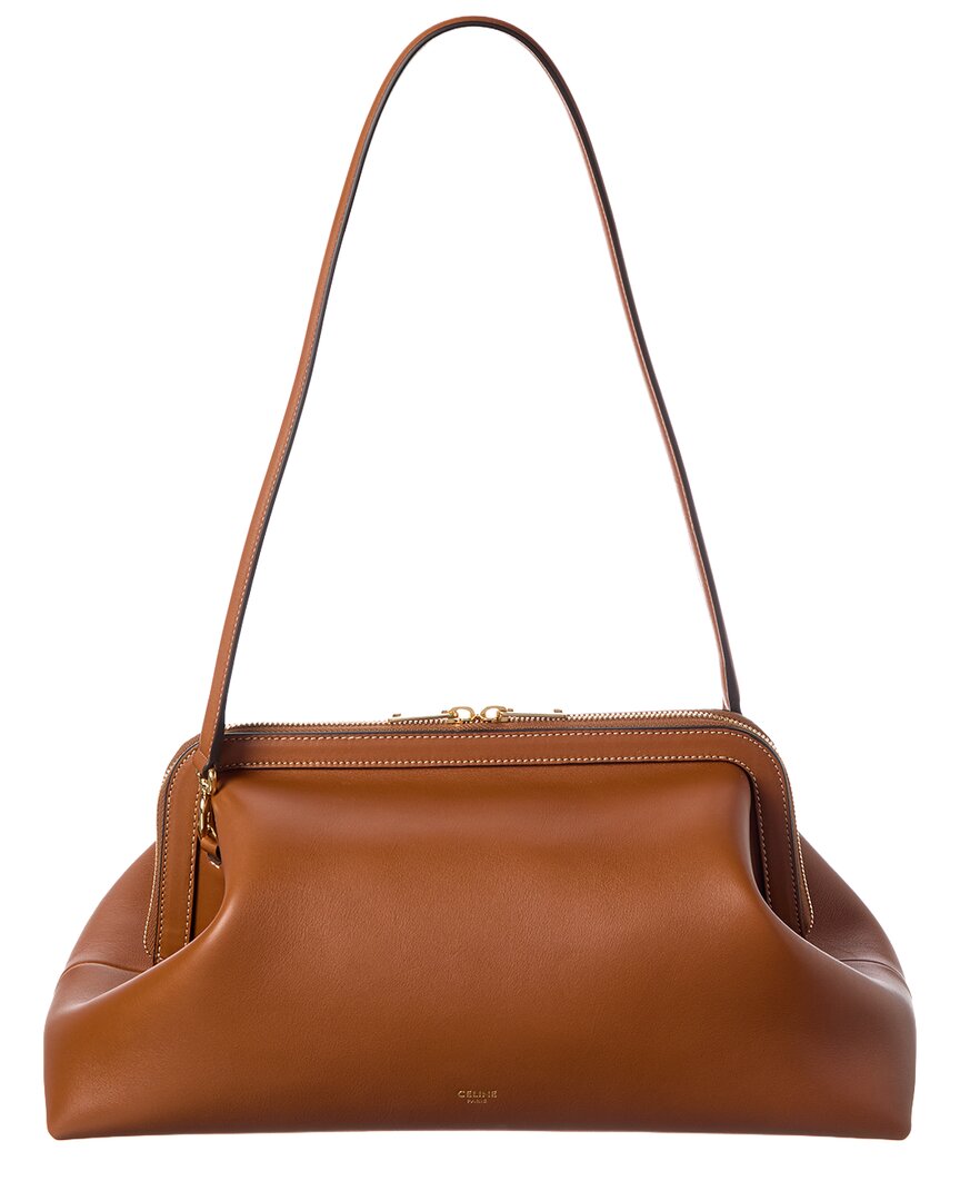 CELINE Celine Leather Clutch