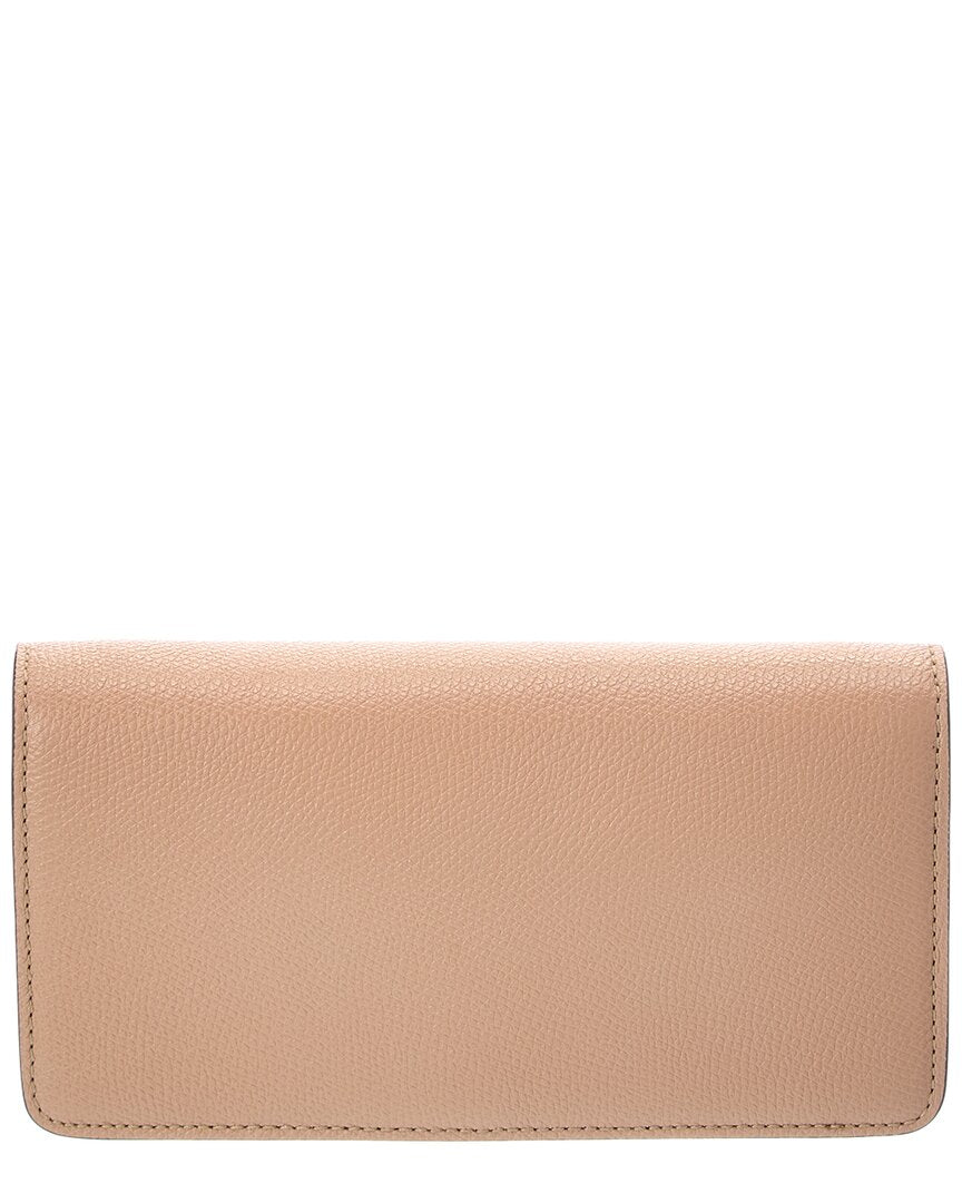 Valentino Valentino Vlogo Leather Wallet On Chain