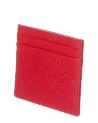 Valentino Valentino Vlogo Signature Leather Card Holder