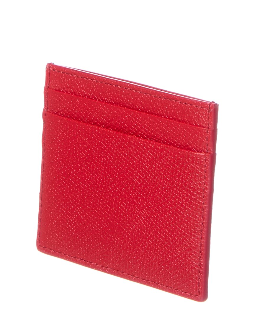Valentino Valentino Vlogo Signature Leather Card Holder