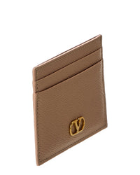 Valentino Valentino Vlogo Signature Leather Card Holder