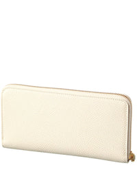 Valentino Valentino Vlogo Leather Ziparound Wallet