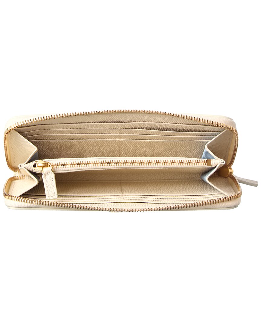 Valentino Valentino Vlogo Leather Ziparound Wallet