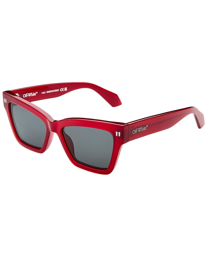 Off-White™ Unisex Cincinnati 54Mm Sunglasses Red