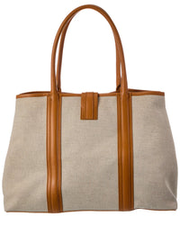 Christian Louboutin Christian Louboutin Canvas & Leather Tote