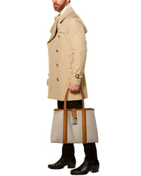 Christian Louboutin Christian Louboutin Canvas & Leather Tote