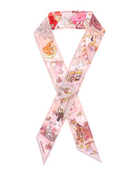 Ferragamo Ferragamo Jungle Party Printed Silk Scarf