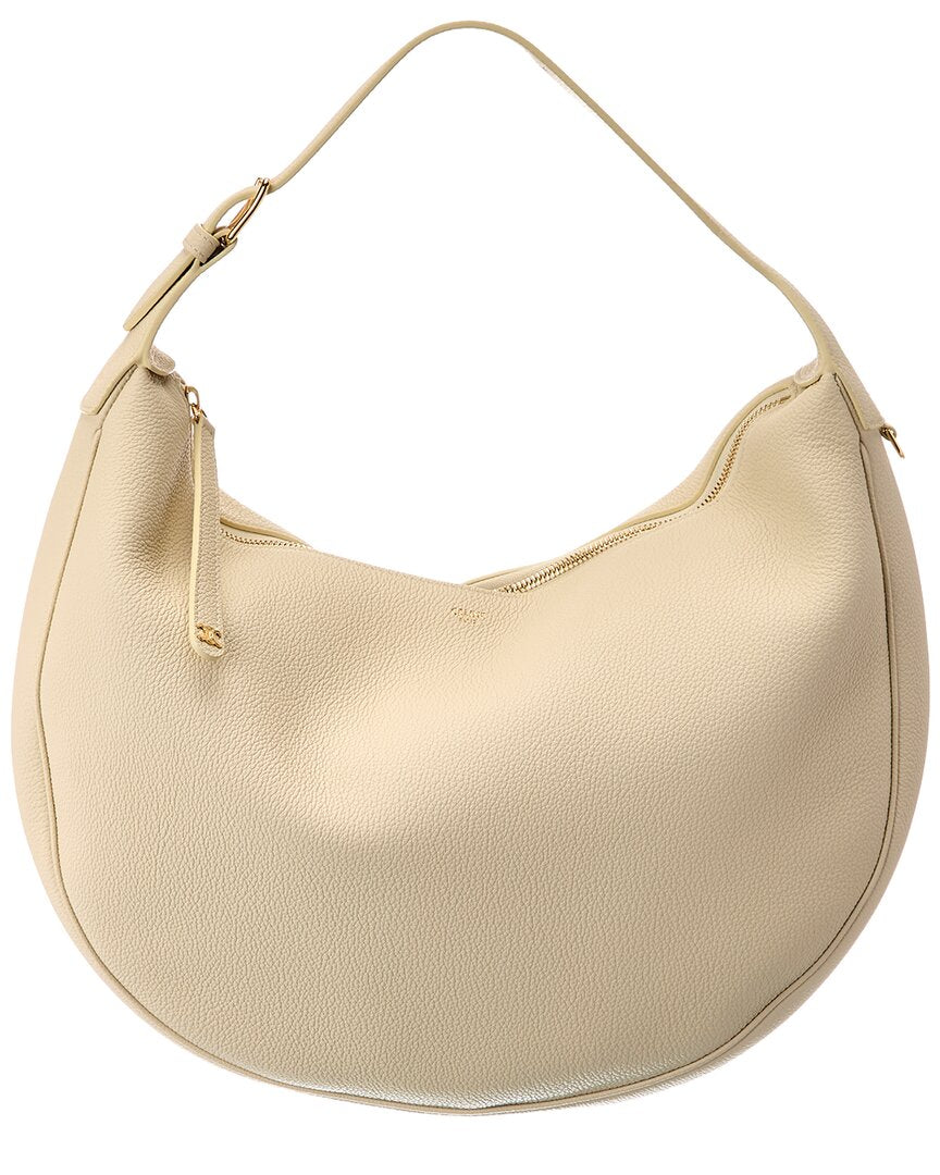 CELINE Celine Lulu Large Leather Hobo Bag