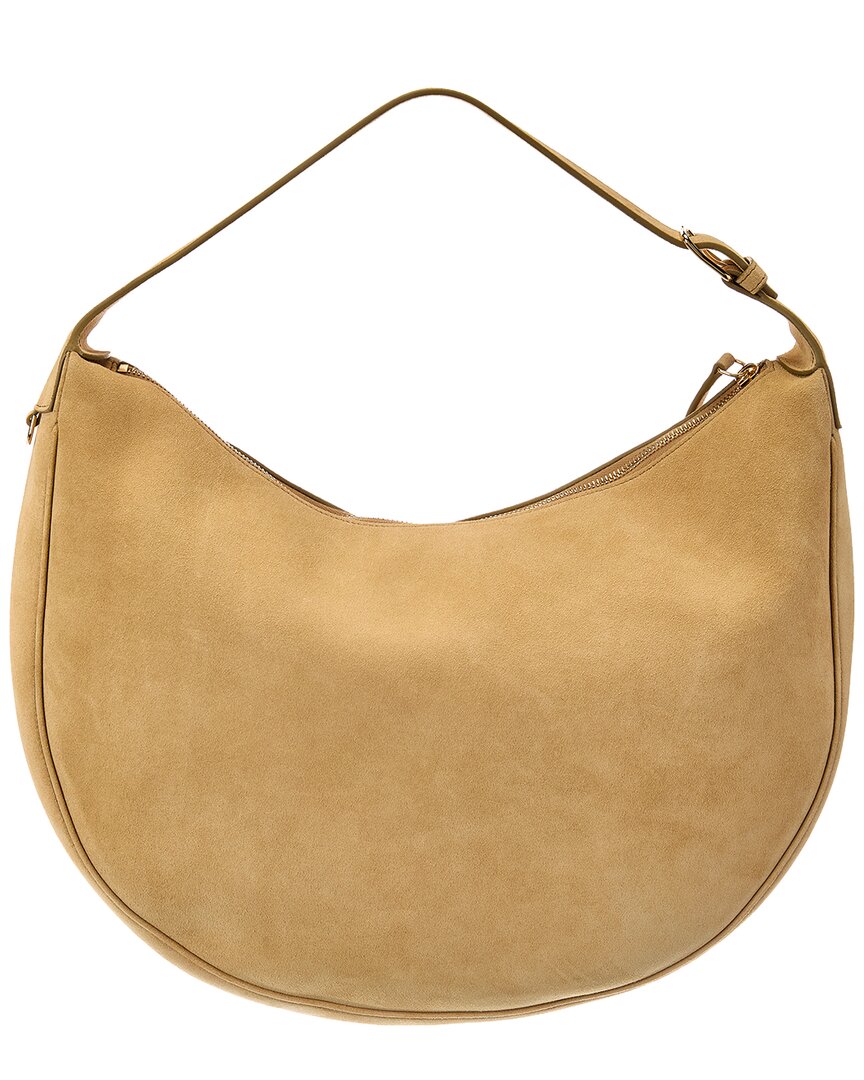 CELINE Celine Lulu Large Suede Hobo Bag