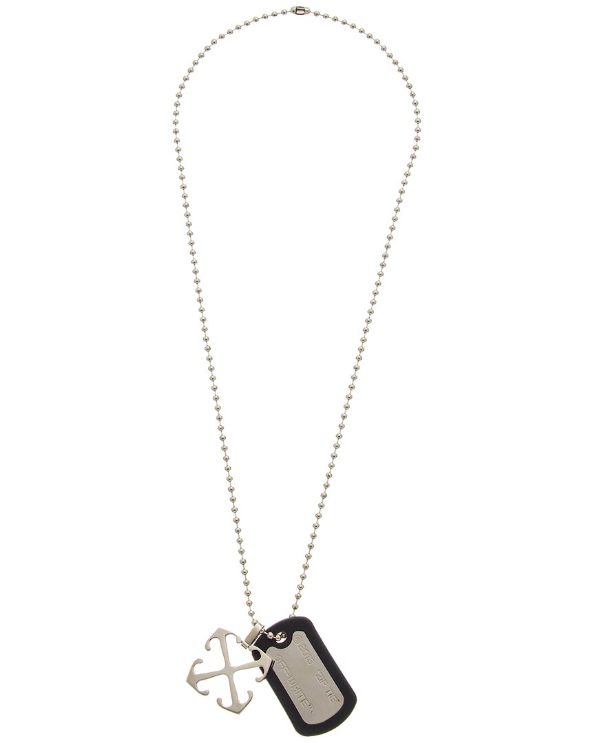 Off-White™ Off-White™ Zip Tie + Arrow Necklace