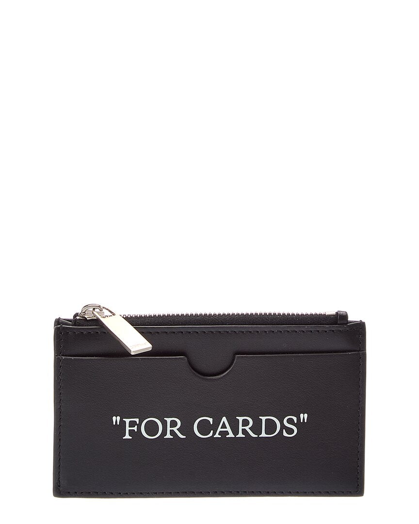 Off-White™ Off-White™ Quote Bookish Zipped Card Case