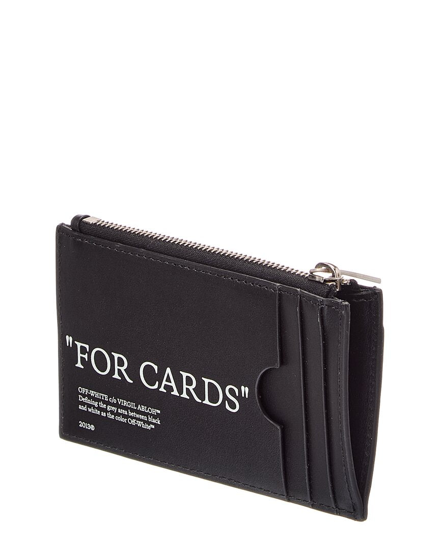 Off-White™ Off-White™ Quote Bookish Zipped Card Case
