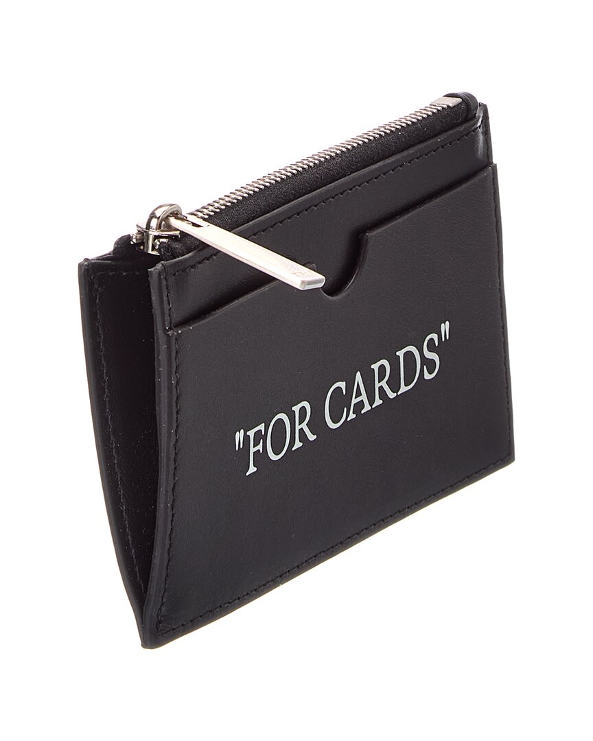 Off-White™ Off-White™ Quote Bookish Zipped Card Case