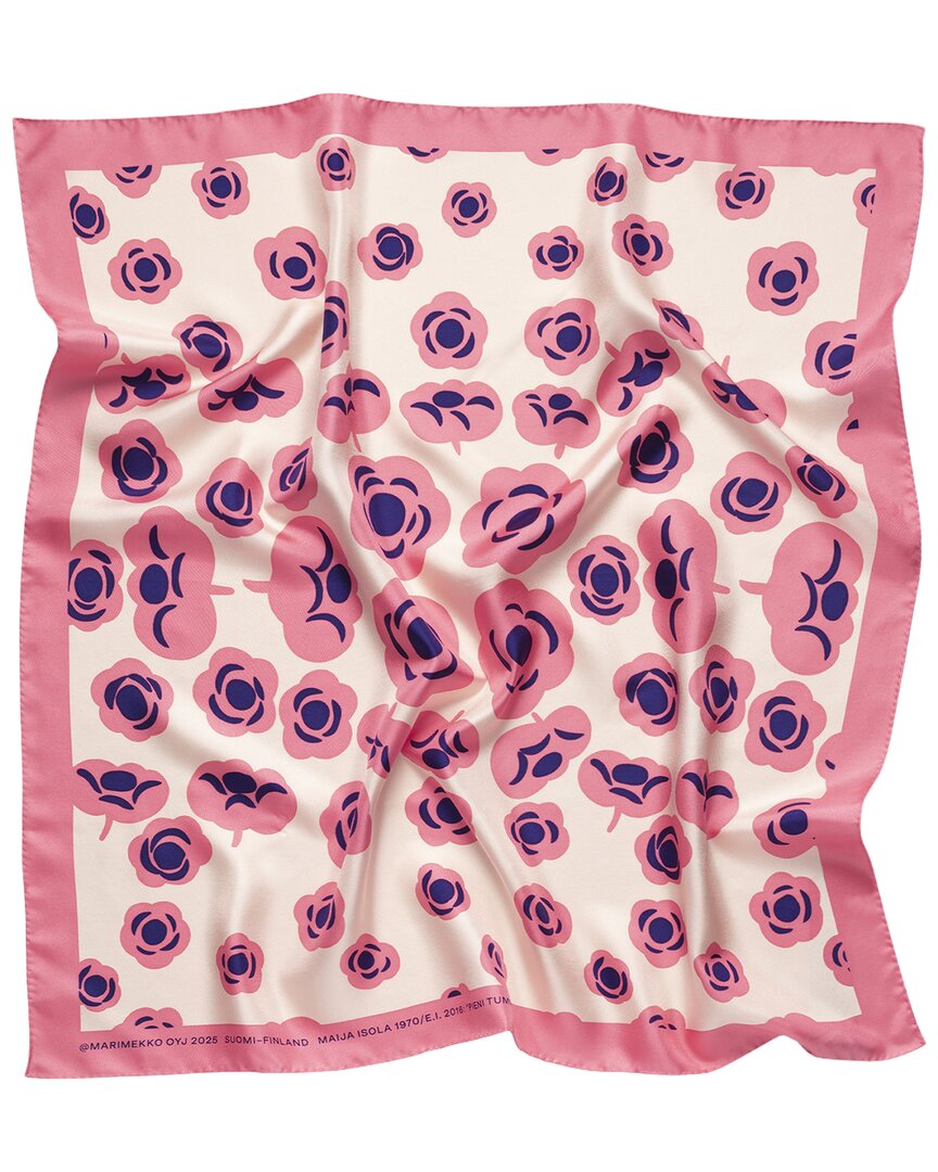 Marrimekko Marimekko Lauhtua Tumma Silk Scarf