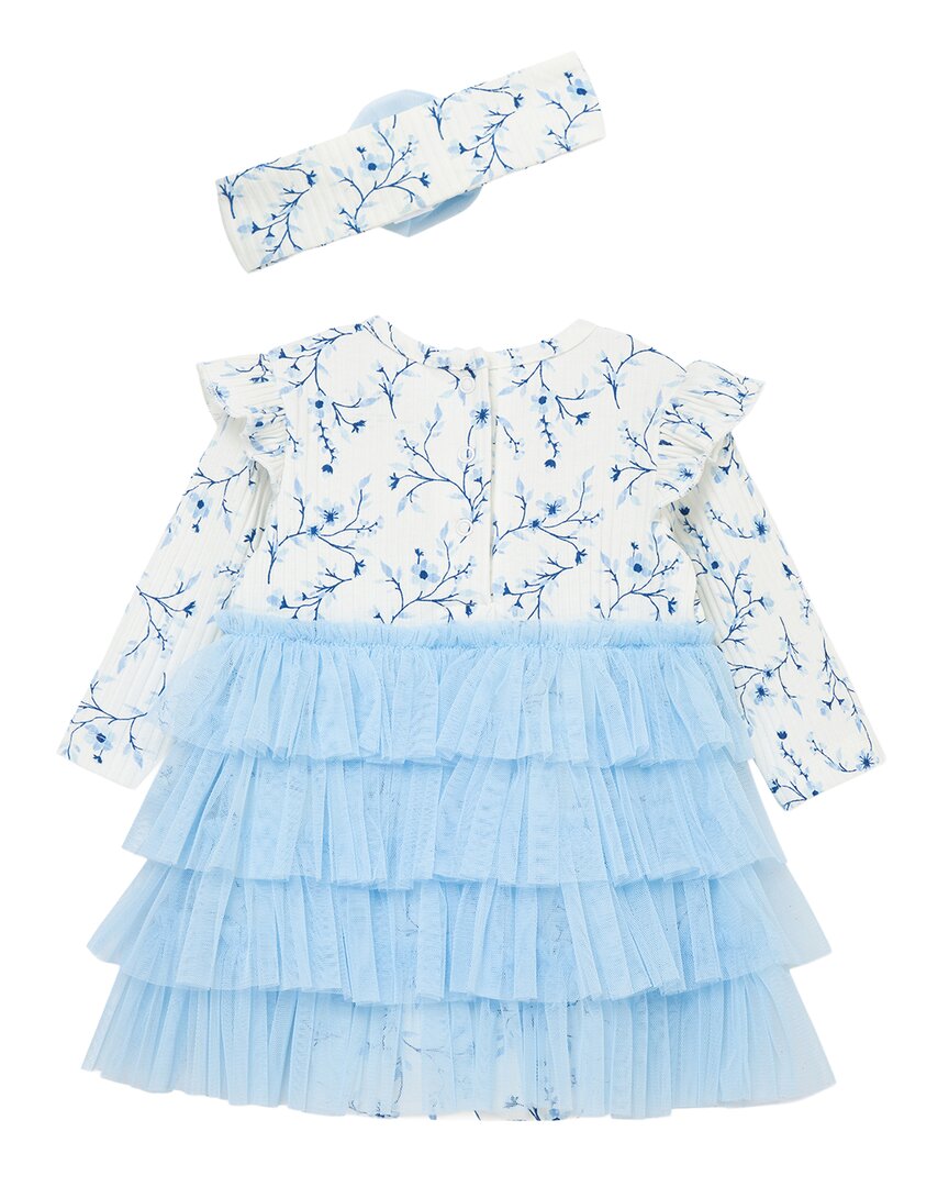 Little Me Little Me Floral Bodysuit Set