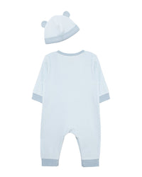 Little Me Little Me Coverall & Hat Set