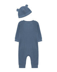 Little Me Little Me Coverall & Hat Set
