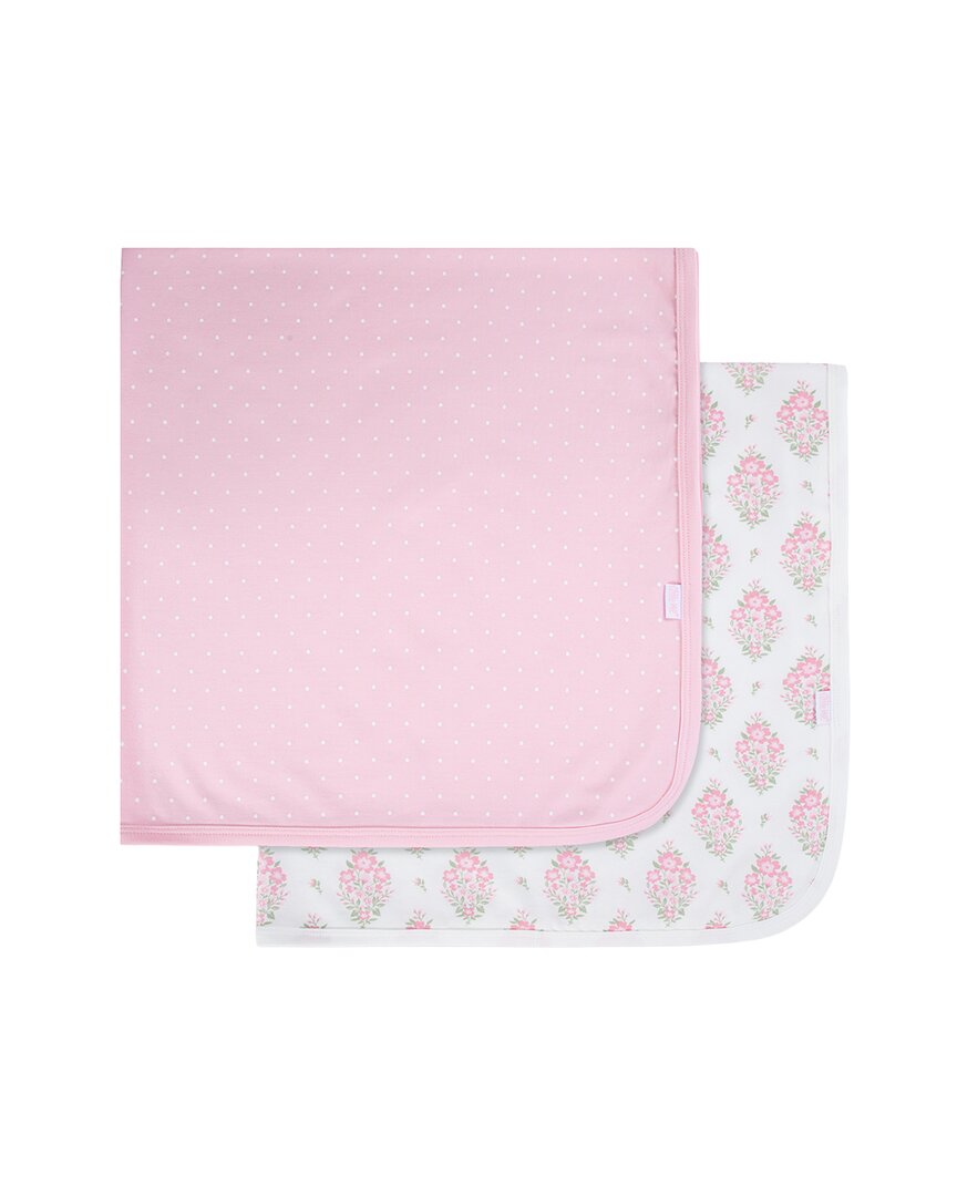 Little Me Little Me 2Pk Floral Receiving Blanket