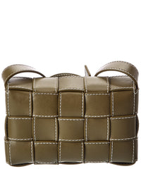 Bottega Veneta Bottega Veneta Cassette Small Urban Stitch Maxi Intrecciato Leather Shoulder