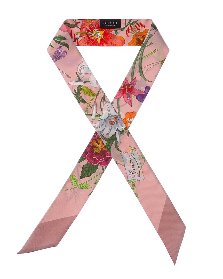Gucci Gucci Gg Silk Scarf
