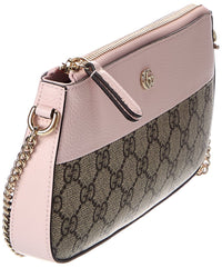 Gucci Gucci Bicolor Gg Marmont Mini Gg Supreme Canvas & Leather Crossbody