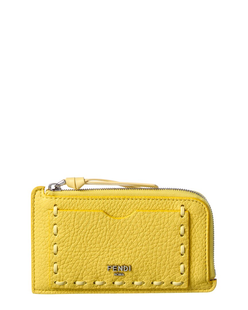 FENDI Fendi Peekaboo Leather Card Holder