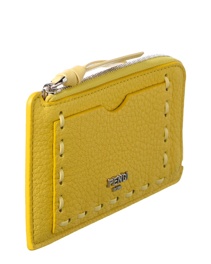 FENDI Fendi Peekaboo Leather Card Holder