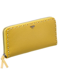 FENDI Fendi Selleria Leather Zip Around Wallet