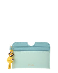 FENDI Fendi Ff Diamond Leather Card Case