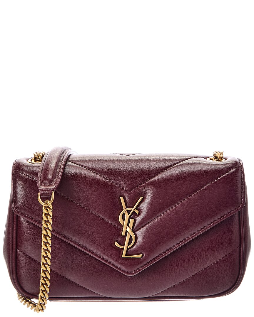 Saint Laurent Saint Laurent Loulou Mini Leather Crossbody