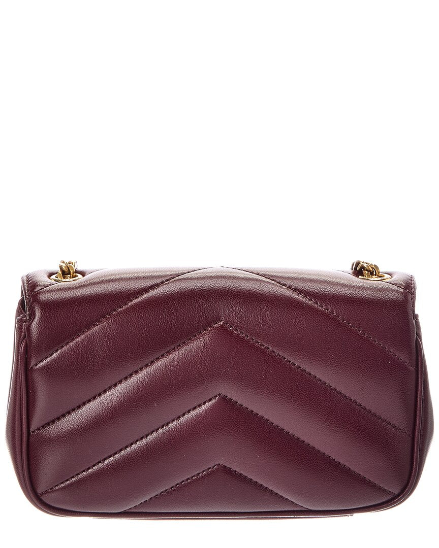 Saint Laurent Saint Laurent Loulou Mini Leather Crossbody