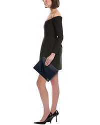 FENDI Fendi Ff Diagonal Leather Pouch