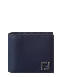 FENDI Fendi Ff Squared Leather Card Case