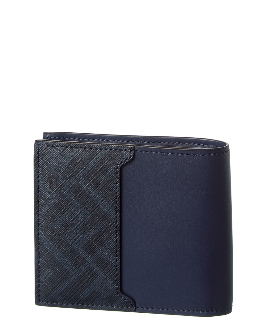 FENDI Fendi Ff Squared Leather Card Case